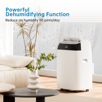 Garvee Aire Acondicionado Portátil 10000 BTU - Climatizador Móvil 3 en 1 Silencioso 52 dB para Casa y Oficina, Cobertura 37-46 m², Incluye Kit de Ventana