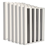 Garvee Filtros para Campana Comercial 50×39 cm Acero Inoxidable 304, 5 Ranuras, Uso en Cocinas Abiertas - Plate304