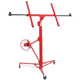 Garvee Elevador de paneles para yeso 335.28cm, acero resistente, ajustable y plegable, ruedas bloqueables, para techos y paredes