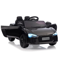 Garvee Coche Eléctrico 12V 500MA, Motor Potente, Batería Duradera, Ruedas Resistentes, 3-6 años, Exterior, Negro