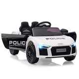 Garvee Coche Eléctrico 12V con Puertas de Tijera y Control Remoto Diseño Deportivo para Niños 3-8 AñosBlanco & Negro - Blanco & Negro