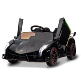 Garvee Coche Eléctrico 12V 7AH, Motor Potente, Ruedas Resistentes, 3-6 años, Exterior, Negro - Negro