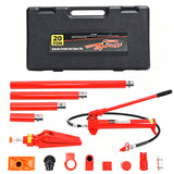 Garvee Gato Hidraulico Separador para Reparacion de Carroceria de Acero Resistente con Maletin, 20 Toneladas Rojo - Rojo