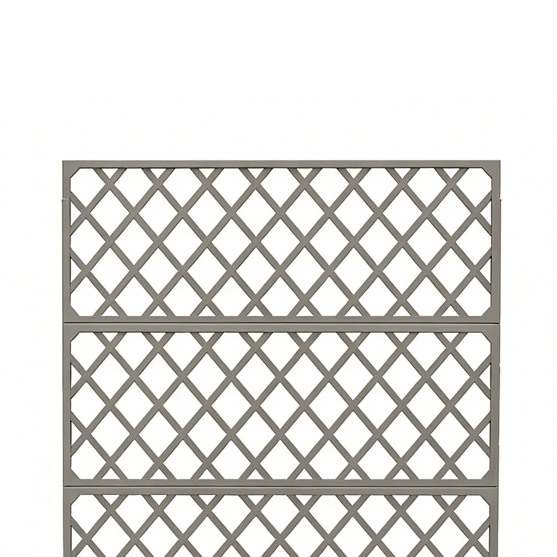 Garvee Macetero Elevado con Trellis y Ruedas, Acero Galvanizado, Móvil y Resistente para Jardín, Patio o Césped, Inteligente Drenaje, Tamaño Compacto, Color Gris
