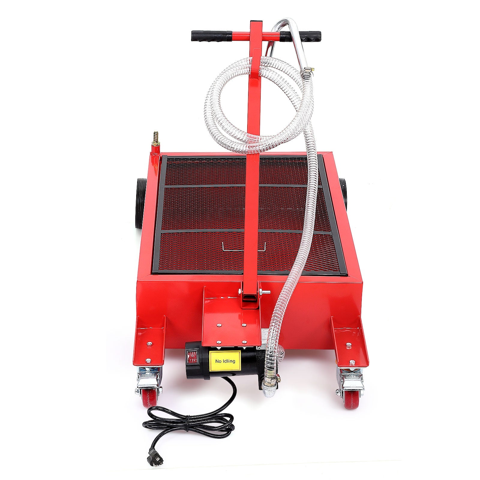 Garvee Tanque de Drenaje de Aceite Eléctrico de 20 Galones de Acero y Plástico 110V, Tanque de Hierro con Mango Plegable y Ruedas Giratorias, Duradero y Fácil de Usar para Coches y Camiones