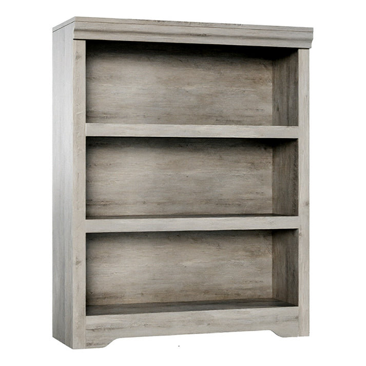 Garvee Estantería de Almacenamiento de MDF de 3 Niveles sin Puertas con Estantes Ajustables para Hogar y Oficina Gris