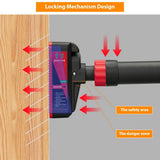 Garvee Barra de Dominadas para Puerta Ajustable 199 kg Acero Aleado Antideslizante 69-92 cm Gimnasio en Casa
