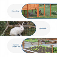 Garvee Malla De Alambre Soldada De Acero Inoxidable Para Cercas Y Jaulas De Pollo, 19 Calibre Galvanizado, Aperturas Hexagonales 1.2 x 15 m, Resistente Y Versátil Para Jardines, Incluye 50 Ataduras De Acero