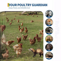 Garvee Malla De Alambre Recubierta De Vinilo Negra 0.9 x 15 m 19 Calibre Para Gallineros Y Jardines