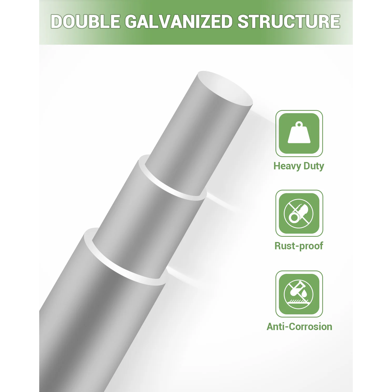 Garvee Malla Ganadera 1.2x100m de Alambre Galvanizado Electrosoldado para Fincas