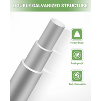 Garvee Malla Ganadera 1.2x100m de Alambre Galvanizado Electrosoldado para Fincas