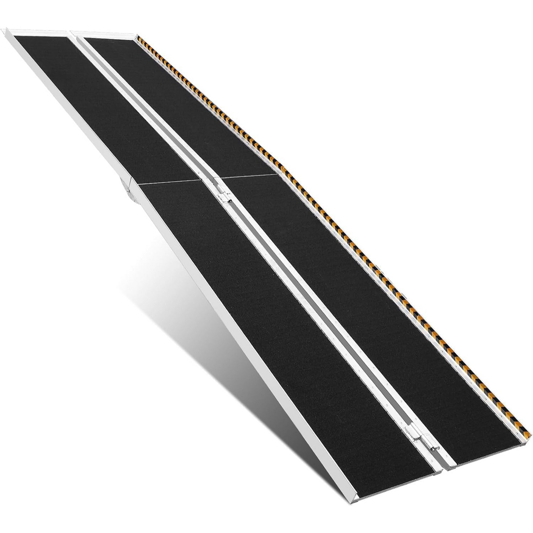 Garvee Rampa Portátil para Silla de Ruedas 213cm, Antideslizante, Aluminio Ligero, Plegable, Resistente a la Intemperie para Escaleras y Autos