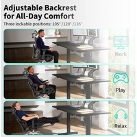 Garvee Silla de Oficina Ergonómica de Malla: Soporte Lumbar Ajustable, Transpirable y Robusta. Ideal para Teletrabajo y Despacho Profesional en Casa