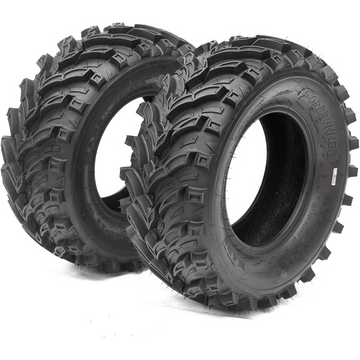 Garvee Pack 2 Neumáticos ATV/UTV 24x9-11, Todoterreno de 6 Capas para Barro y Arena, Alta Tracción y Durabilidad para Quad y Vehículos Agrícolas