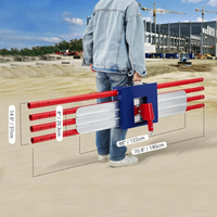 Garvee Llana de Hormigón 122cm, Fratasadora Profesional de Aluminio y Magnesio para Pavimentos y Acabado de Cemento, Herramienta de Construcción Duradera