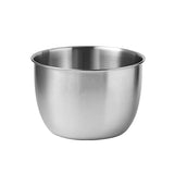Garvee Bol De Mezcla De Acero Inoxidable 304 Profundo Antisalpicaduras Para Cocina Y Repostería 19x13cm 21x14cm Acero Plateado - 19 × 13Cm