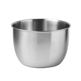 Garvee Bol de Mezcla de Acero Inoxidable 304, 21x14cm, Profundo y Antisalpicaduras, Plateado, para Cocina y Repostería - 