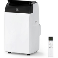 Garvee Aire Acondicionado Portátil 10000 BTU Enfriador 3 en 1 con Deshumidificador y Ventilador Pantalla LED Temporizador 24h y Mando a Distancia para 42m²