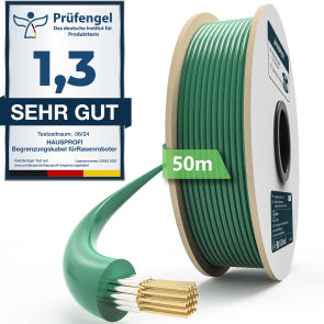 Garvee Cable De Límite Universal Para Robot Cortacésped 50m Cobre Estaño Ø2,7mm Jardín Resistente A La Intemperie