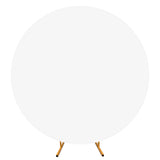 Garvee Funda Fondo Arco Redondo Sólido, 2m Diámetro, Color Blanco, Decoración Boda Cumpleaños - Blanco