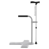 Garvee Ayuda para levantarse para ancianos bastón de caminar ajustable en altura con mango ergonómico y armazón de acero antideslizante 150kg capacidad para hogar y cuidado