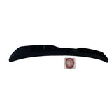 Garvee Alerón Trasero Coche ABS Fibra Carbono Cinta Adhesiva Sin Taladro Negro Ligero - Fibra de carbono negro