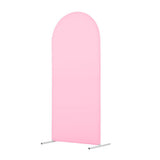 Garvee Funda Arco Boda Redonda, 1x2m, Color Rosa, Decoración Boda Jardín - Rosa
