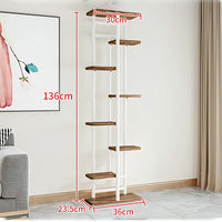 Garvee Soporte para plantas de metal Garvee, estantería de esquina de 8 niveles, estante para macetas para interior y exterior, para sala de estar
