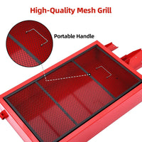 Garvee Tanque de Drenaje de Aceite Eléctrico de 20 Galones de Acero y Plástico 110V, Tanque de Hierro con Mango Plegable y Ruedas Giratorias, Duradero y Fácil de Usar para Coches y Camiones