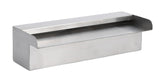 Garvee Fuente de Piscina Acero Inoxidable Cascada Suave Jardín Patio 45×11×8 cm