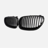 Garvee Set 2 Rejillas Frontales Para Coche Serie 5 E60/E61 2004-2009, ABS Negro Brillante, Fácil Instalación, Mejora Flujo Aire, Estilo Elegante