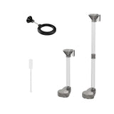Garvee Set de Plato Alimentador para Peces y Camarones, Cristal Transparente, Alta Capacidad, Multiusos, Bandeja para Acuario, Ideal para Acuarios