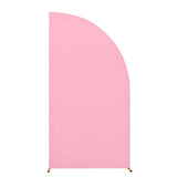 Garvee Funda Arco Boda Media Luna Elástica, 0.8x1.5m, Color Rosa, Reutilizable - Rosa