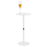 Garvee Mesa De Acrílico Para Bebidas Compacta 10x10x21.3 Transparente Para Sala De Estar