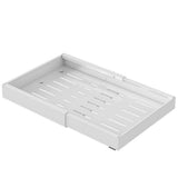 Garvee Organizador De Armario Extraíble Con Adhesivo, Cajones De Acero Carbono, Compacto Y Gris Para Cocina Y Sala - 