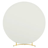 Garvee Funda Fondo Arco Redondo Sólido, Cremallera Inferior, 2.2m Diámetro, Color Marfil, Decoración Fiesta - Marfil