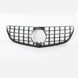 Garvee Rejilla Central Delantera Para Coche E-Class W207/C207 2013-2017, Doble Barra Deportiva, ABS Robusto, Negro Brillante, Estilo GT, Protección Radiador, Fácil Instalación