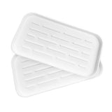 Garvee Organizador de Fregadero Silicona Soporte Esponja Accesorio Ecológico Cocina Baño Blanco - Blanco