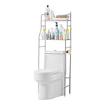 Garvee Estante Organizador sobre el Inodoro para Baño, Estantería de Almacenamiento Vertical en Acero Inoxidable, 2 Niveles - Acero Inoxidable