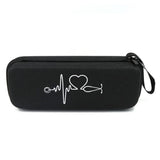 Garvee Estuche Rígido EVA para Estetoscopio - Protección Superior, Bolsillo de Malla, Portátil para Médicos y Enfermeros, Ideal Hospital y Visitas Clínicas