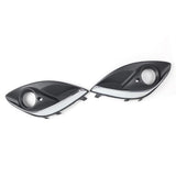 Garvee Rejilla Delantera Doble Riñón Para Corsa D 2011-2014, ABS Robusto, Negro Brillante, Diseño Deportivo, Fácil Instalación