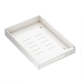 Garvee Estante Extraíble Multiusos de Acero al Carbono para Armario de Cocina 30CM Blanco Duradero - Blanco