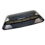 Garvee Cubierta Salida Aire Coche ABS Negro Brillante Ventilación Adorno Capó Grande