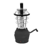 Garvee Linterna Solar de Camping LED 36 LEDs, Manivela Recargable, Portátil con Gancho para Camping y Emergencias, ABS Resistente, Batería 1500mAh