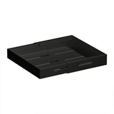 Garvee cajón telescópico extensible, extractor de armario, organizador de armario de cocina, cajón extraíble, 34-50 An x 43 Pr x 5 Al cm, negro, versátil y fácil de instalar - Negro
