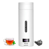 Garvee Hervidor Eléctrico Portátil de Acero Inoxidable 304, 500ml, Ideal para Café y Té, Viajes, Blanco