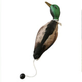 Garvee Juguete Bumper Pato Muerto con 28 Anillos de Acero y Cubierta de Ratán, Rota 360°, Ideal para Hogar y Regalo, 46x10x10cm, Variedad de Colores