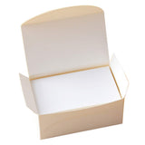 Garvee Karty de Papel Kraft Doble Cara Blancas Tarjetas en Blanco para Escuela y Oficina Resistentes Versátiles