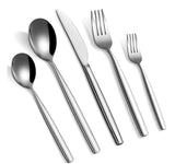 Garvee Juego De Cubiertos 60 Piezas Acero Inoxidable Para 12 Personas, Diseño Elegante, Uso En Casa Y Restaurantes, Plateado