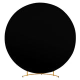 Garvee Funda Fondo Arco Redondo Sólido, 1.8m Diámetro, Color Negro, Decoración Fiesta Cumpleaños - Negro